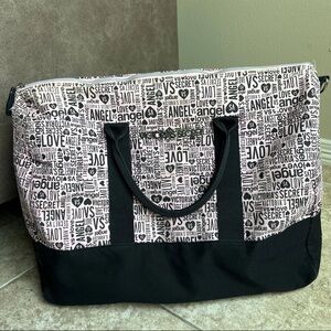 victoria secret Canvas Pink duffle bag large